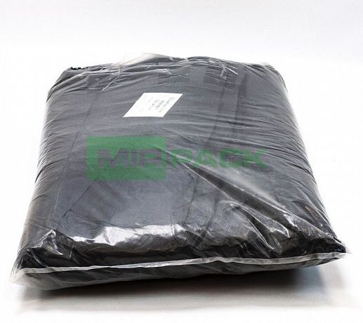 Мешки для мусора 120 литров, 25 мкм, в пачках, 200 шт. черные - 2х слойные - Вид 2